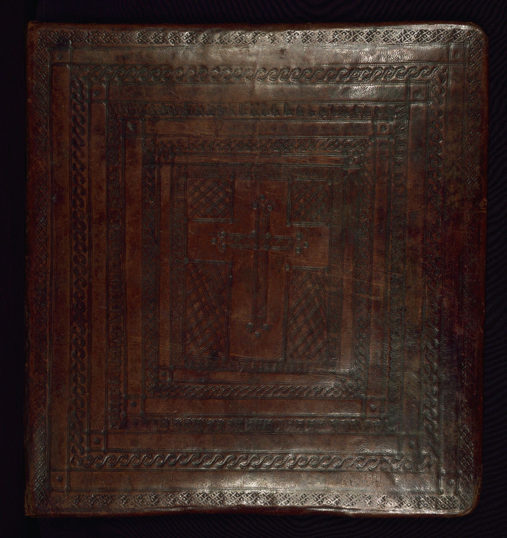 Decorated cover of an Ethiopian Psalter manuscript